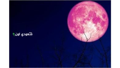 قمر الفراولة يظهر في سماء السعودية