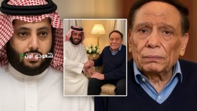 زيارة خاصة لعادل إمام مع تركي آل الشيخ