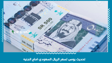 تحديث يومى لسعر الريال السعودي امام الجنيه يشمل تحويلات السفر والمصارف الرسمية اليوم