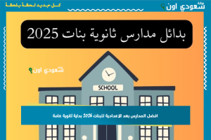 افضل المدارس بعد الاعدادية للبنات 2026 بداية ثانوية عامة