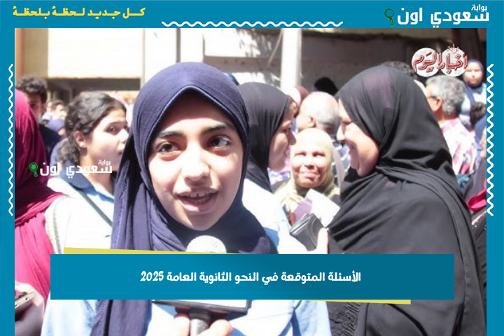 مش هيطلع منها الامتحان.. أهم الأسئلة المتوقعة في النحو الثانوية العامة 2025