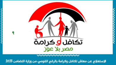 الاستعلام عن معاش تكافل وكرامة بالرقم القومي من وزارة التضامن 2025