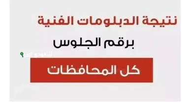 الاستعلام عن نتيجة الدبلومات الفنية في محافظة الاسكندرية