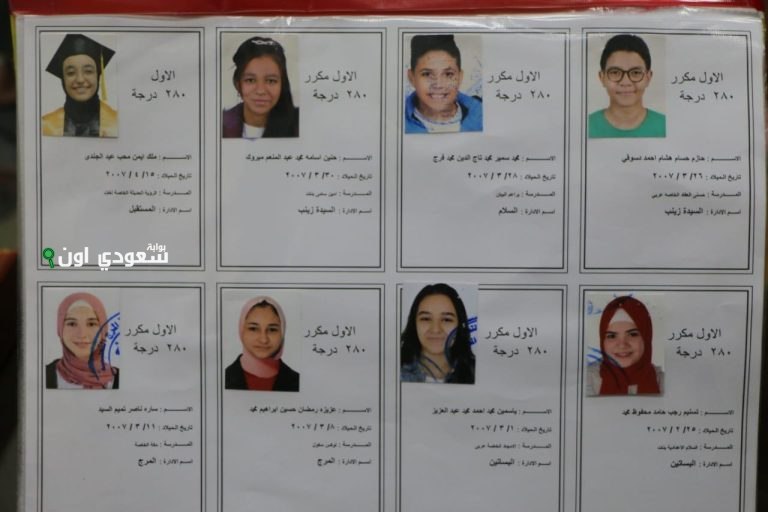 جابوا الدرجة النهائية! التربية والتعليم بمحافظة القاهرة تنشر أوائل الشهادة الإعدادية.. 21 طالب بالأسماء والصور