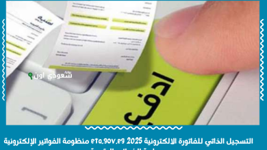 التسجيل الذاتي للفاتورة الالكترونية 2025 eta.gov.eg منظومة الفواتير الإلكترونية مصلحة الضرائب الرقمية
