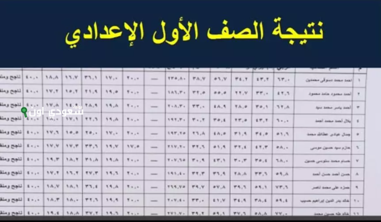 الجيزة تعتمد نتيجة الصف الأول الإعدادي الترم الثاني وتطرح رابط الاستعلام