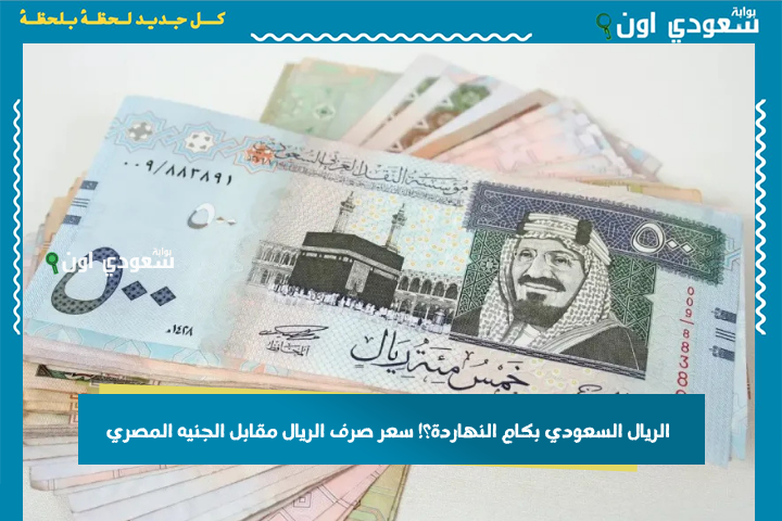 SAR/EGP.. سعر الريال السعودي مقابل الجنيه المصري اليوم في السوق السوداء والبنوك المصرية ترقب لاسعار الريال