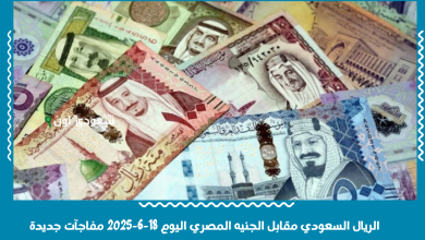 الريال السعودي مقابل الجنيه المصري اليوم 18-6-2025 مفاجآت جديدة
