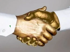 المصافحة الذهبية