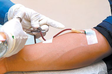 توفير وحدات الدم لمستشفيات
