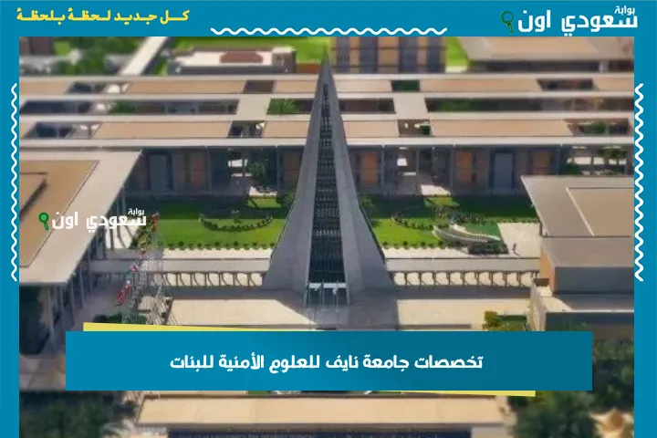 تخصصات جامعة نايف للعلوم الأمنية للبنات