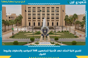 تقديم كلية الملك فهد الأمنية للجامعيين 1446 المواعيد والخطوات وشروط القبول