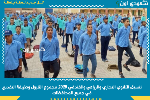 تنسيق الثانوي التجاري والزراعي والفندقي 2025 مجموع القبول وطريقة التقديم في جميع المحافظات