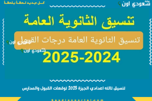 تنسيق تالته اعدادي الجيزة 2025 توقعات القبول والمدارس
