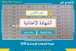 نتيجة الشهادة الإعدادية 2025