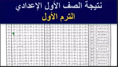 رابط نتيجة الصف الأول الإعدادي