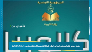 رقمنة وإيداع نتائج امتحانات البكالوريا على البوابة الإلكترونية للوزارة في تونس bac.education.tn