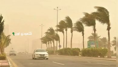 استمرار تأثير الرياح النشطة المثيرة للأتربة