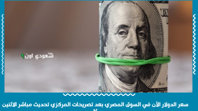 سعر الدولار الآن في السوق المصري بعد تصريحات المركزي تحديث مباشر الاثنين 16