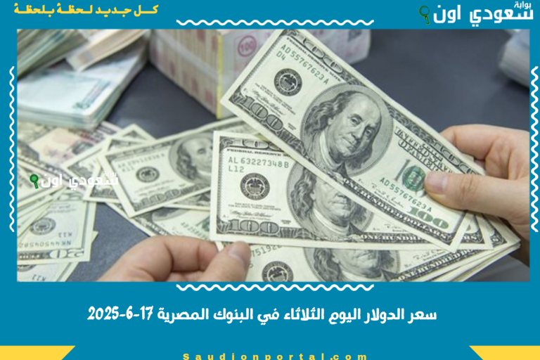 سعر الدولار اليوم الثلاثاء في البنوك المصرية 17-6-2025