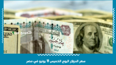 سعر الدولار اليوم الخميس 19 يونيو في مصر