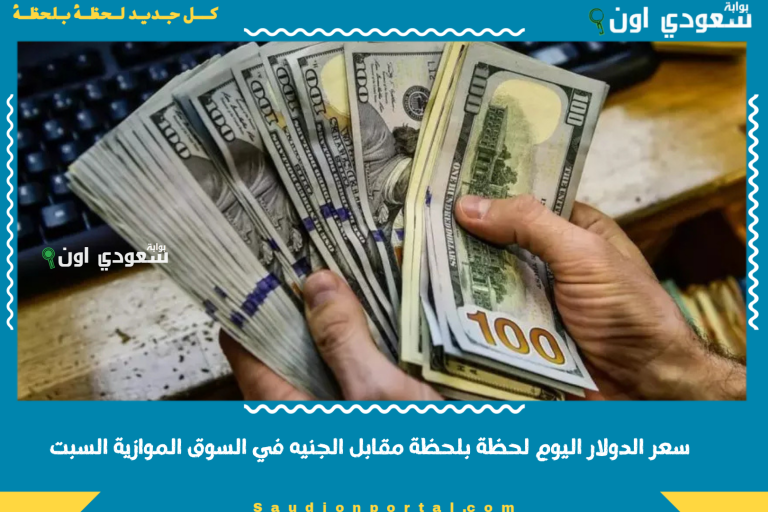 سعر الدولار اليوم لحظة بلحظة مقابل الجنيه في السوق الموازية السبت