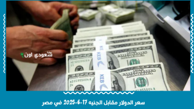 سعر الدولار مقابل الجنيه 17-6-2025 في مصر