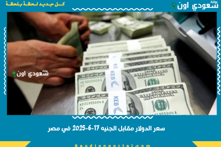 سعر الدولار مقابل الجنيه 17-6-2025 في مصر