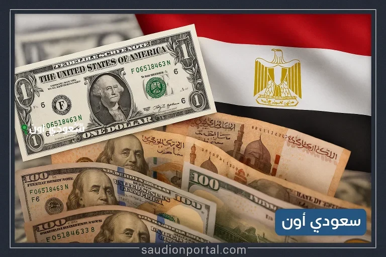سعر الدولار مقابل الجنيه