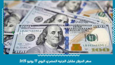 سعر الدولار مقابل الجنيه المصري اليوم 17 يونيو 2025