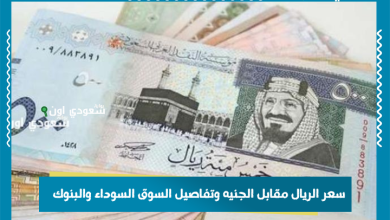 سعر الريال مقابل الجنيه وتفاصيل السوق السوداء والبنوك