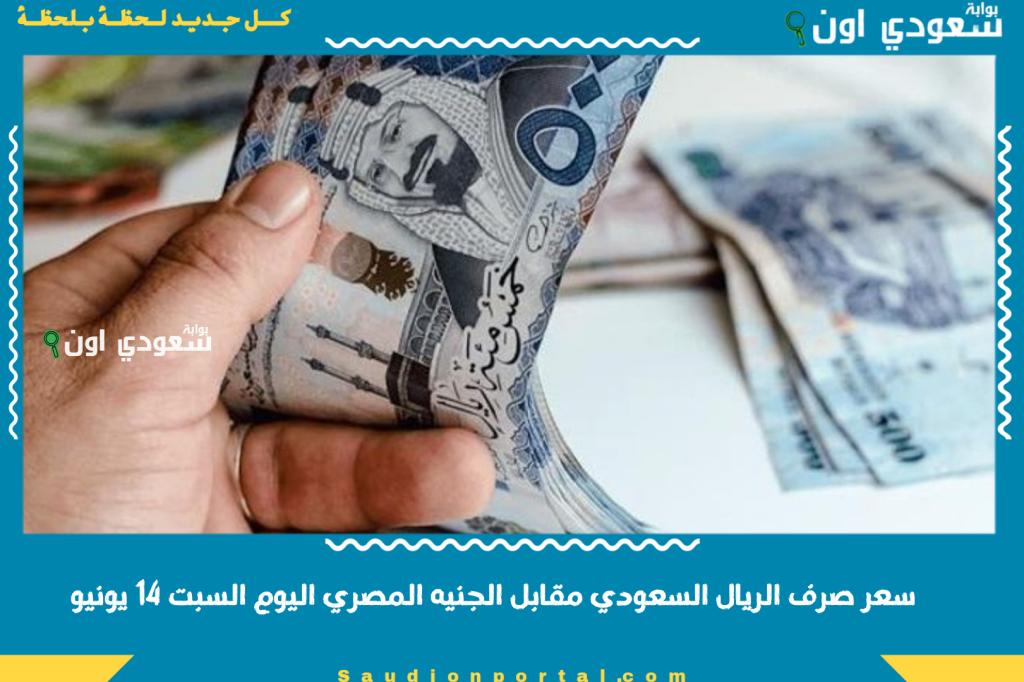 البنوك اليوم.. سعر صرف الريال السعودي مقابل الجنيه المصري اليوم السبت 14 يونيو 2025