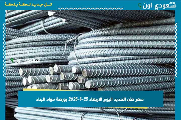حديد عز الأغلى والسويس يقف عند حاجز 36 ألف.. سعر طن الحديد اليوم الاربعاء 25-6-2025 بورصة مواد البناء