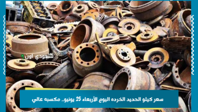 سعر كيلو الحديد الخرده اليوم الأربعاء 25 يونيو.. مكسبه عالي