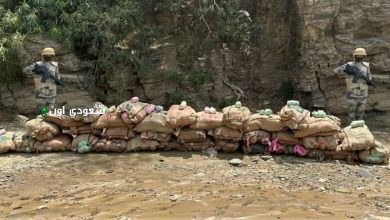 ضبط 516 كيلوجرامًا عسير وجازان