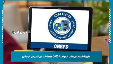 طريقة استخراج نتائج المراسلة 2025 منصة النتائج للديوان الوطني