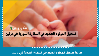 طريقة تسجيل المولود الجديد في السفارة السورية في برلين