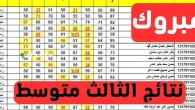 ظهور نتائج الثالث المتوسط ذي قار بعد اعتمادها من الوزارة 2025 استعلام بالرقم الامتحانيظهور نتائج الثالث المتوسط ذي قار بعد اعتمادها من الوزارة 2025 استعلام بالرقم الامتحاني