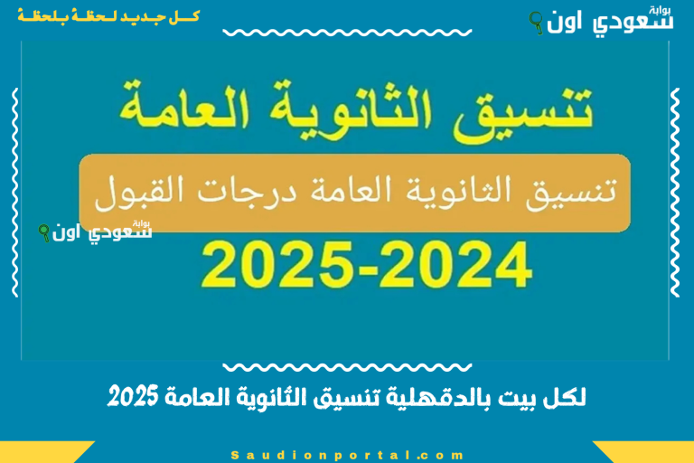 لكل بيت بالدقهلية تنسيق الثانوية العامة 2025