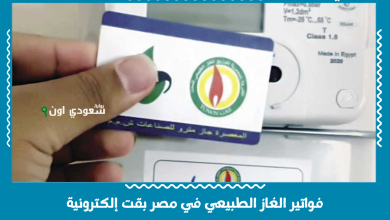 فواتير الغاز الطبيعي في مصر بقت إلكترونية