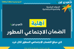 كم مبلغ الضمان الاجتماعي المطور لكل فرد