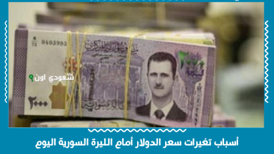 أسباب تغيرات سعر الدولار أمام الليرة السورية اليوم