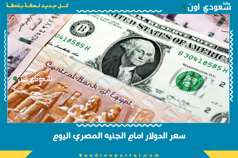 سعر الدولار امام الجنيه المصري اليوم
