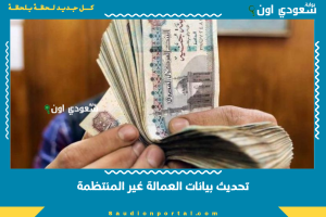 تحديث بيانات العمالة غير المنتظمة