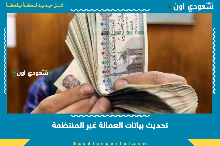 تحديث بيانات العمالة غير المنتظمة