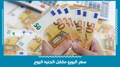 سعر اليورو مقابل الجنيه اليوم