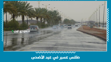 طقس عسير في عيد الأضحى