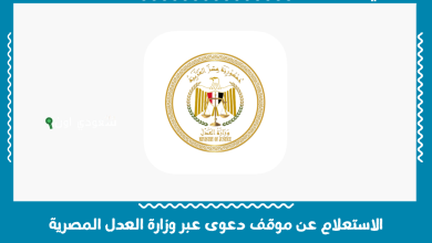 الاستعلام عن موقف دعوى عبر وزارة العدل المصرية