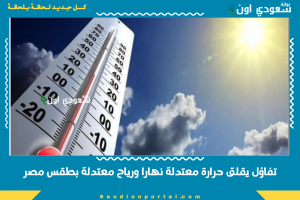 تفاؤل يقلق حرارة معتدلة نهارا ورياح معتدلة بطقس مصر