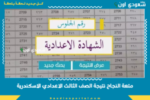 متعة النجاح نتيجة الصف الثالث الاعدادي الاسكندرية